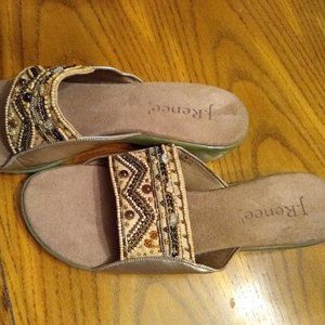 Womens leather sandals by J. Renee